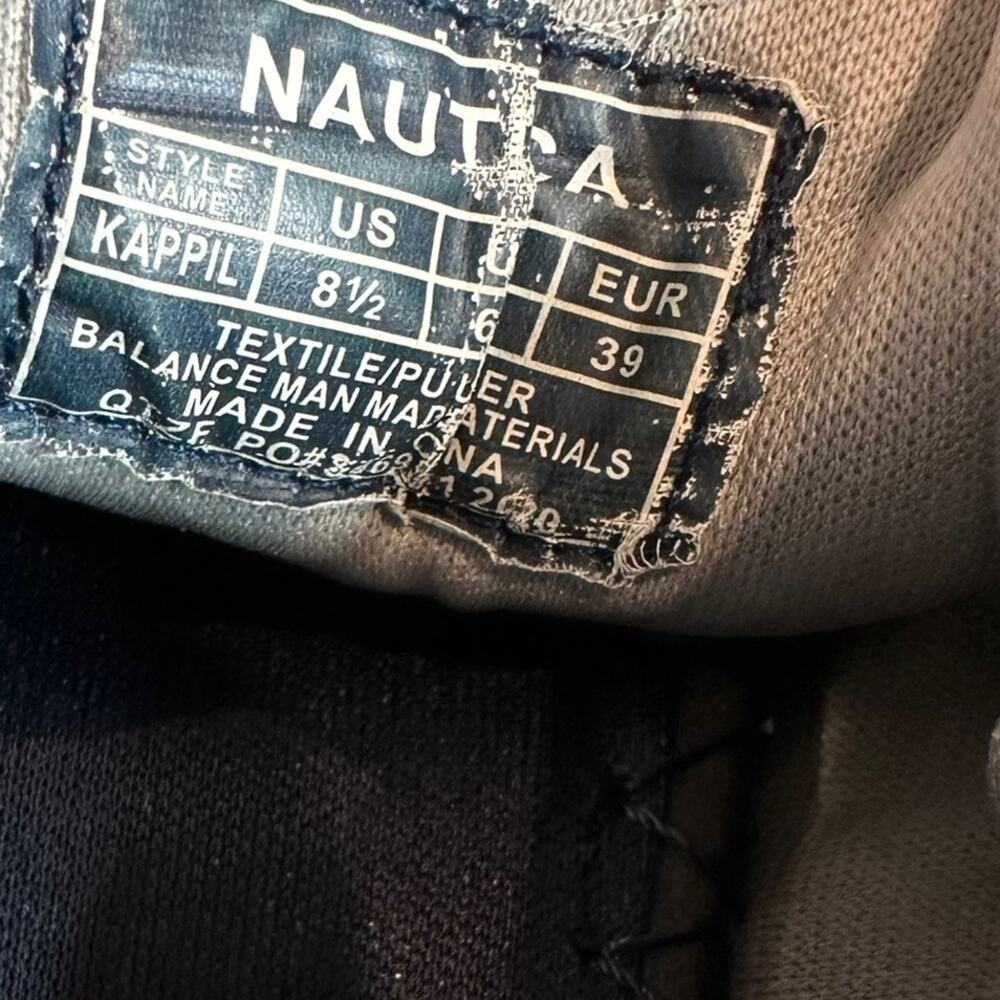 NAUTICA Kappil slip on sneakers tie‎ detail size 8.5 - Picture 7 of 8